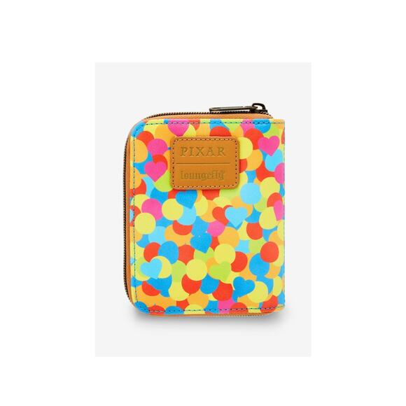 Loungefly Disney Pixar Up Carl & Ellie Balloons Mini Zipper Wallet NWT - Picture 2 of 4